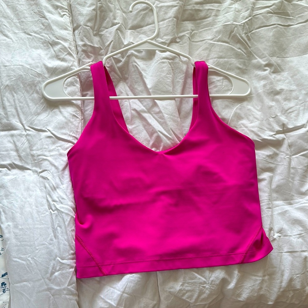 lululemon align tank in sonic pink